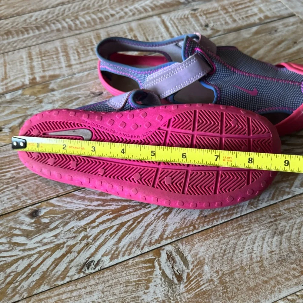 🌸 Nike Sunray Protect Kids Sandals 🌸 – Fire Pink/Hydrangeas – US 5Y